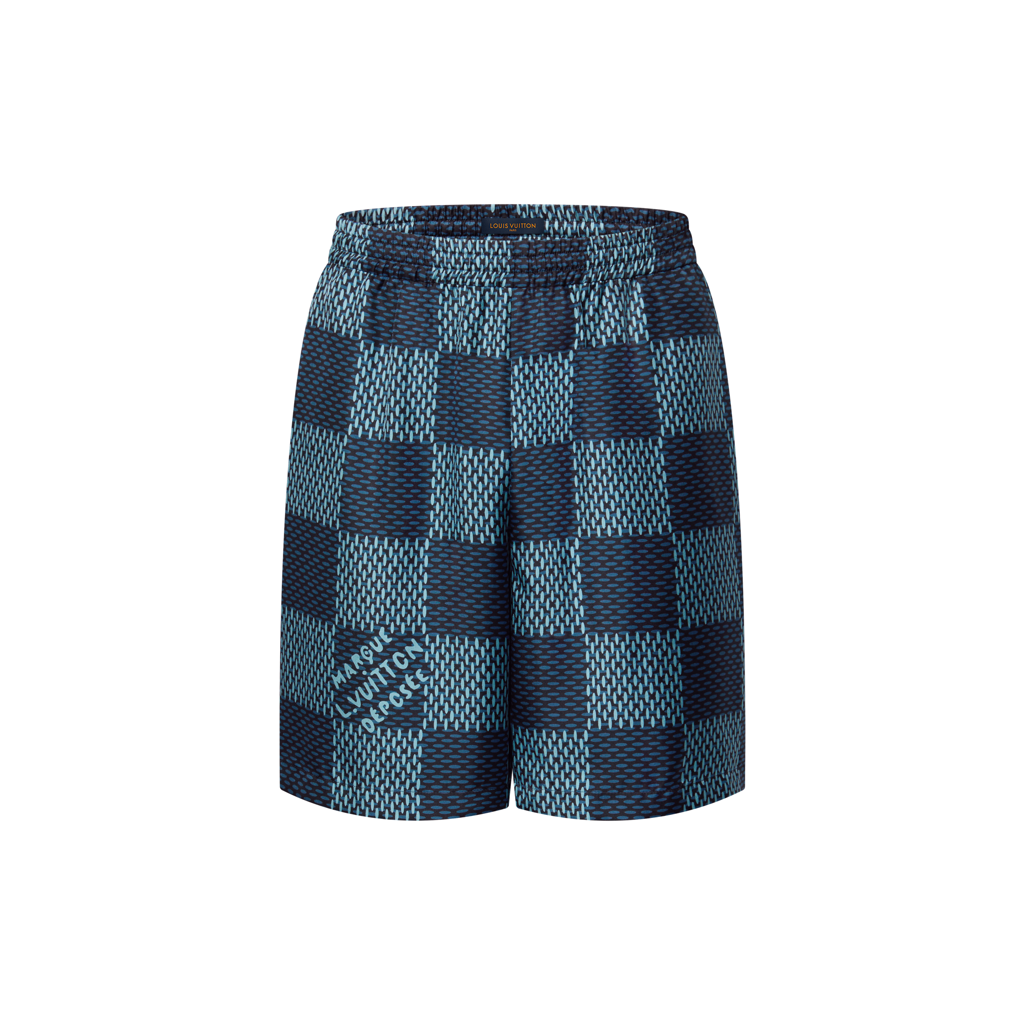 Damier Silk Shorts - Men - Ready-to-Wear | LOUIS VUITTON ®